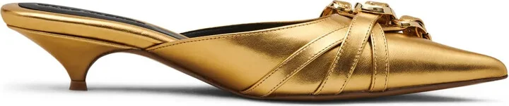 The Emma kitten-heel mules