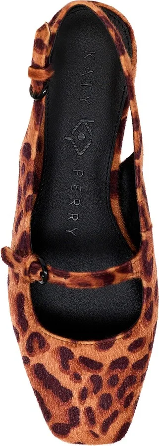 The Evie Faux Calf Hair Slingback Flat - Image 5