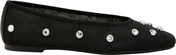 The Evie High Crystal Ballet Flat - Image 3