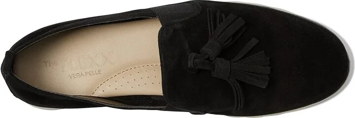 The FLEXX Jazz Women's Shoes Black/Black Suede/Softy : 7 M, Leather/Suede - Image 2