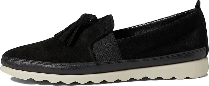 The FLEXX Jazz Women's Shoes Black/Black Suede/Softy : 7 M, Leather/Suede - Image 6