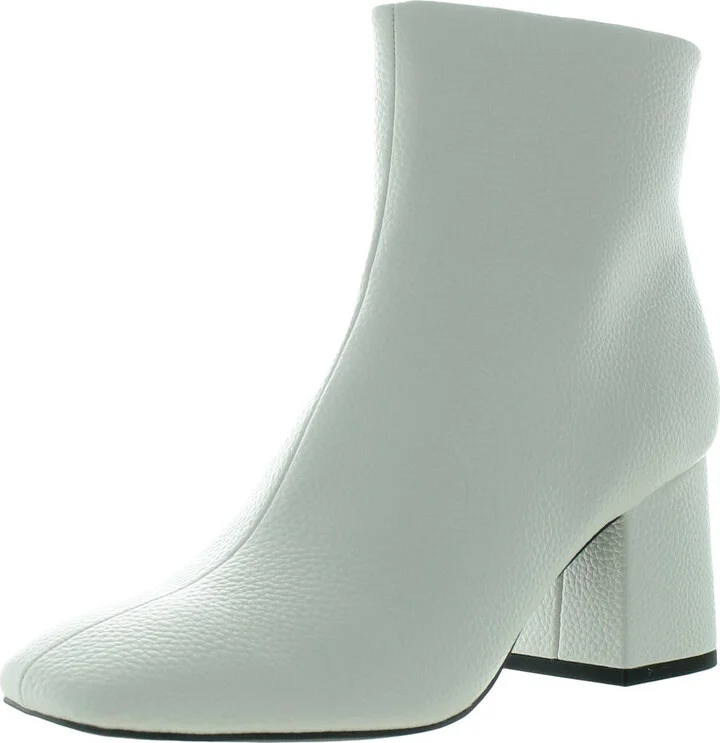 The Geminni Bootie Womens Padded Insole Faux Leather Booties