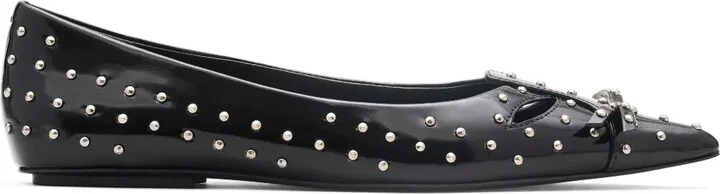 'The Glam Studs Kat' ballet flats