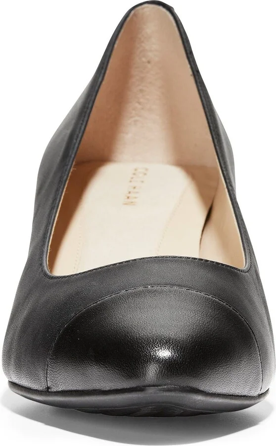 The Go-To Waterproof Block Heel Pump - Wide Width Available - Image 3