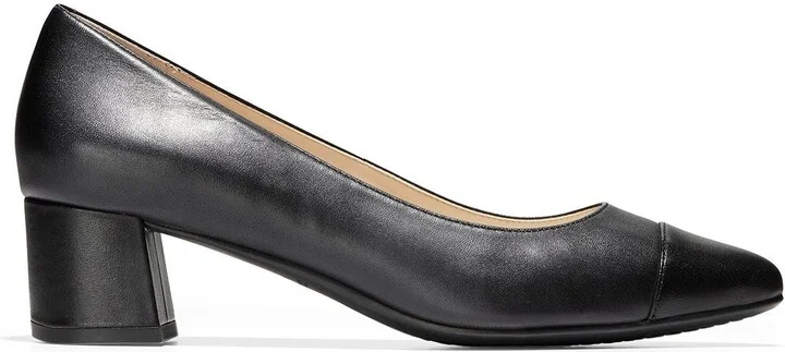 The Go-To Waterproof Block Heel Pump - Wide Width Available - Image 4
