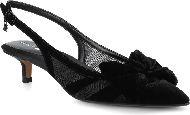 The Goldfinch Kitten Heels Mesh