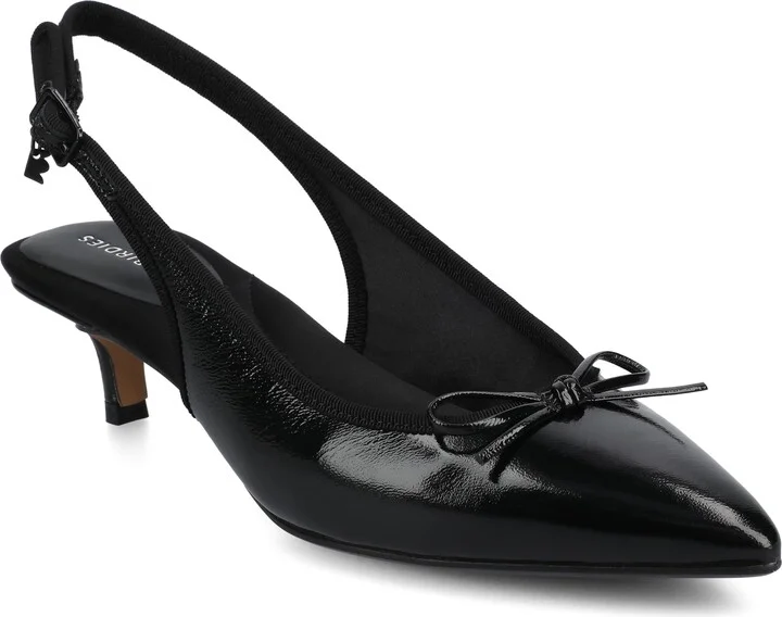The Goldfinch Kitten Heels Patent Leather