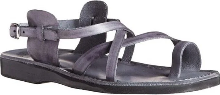 The Good Shepherd Buckle - Leather Toe Loop Sandal - Men Sandals