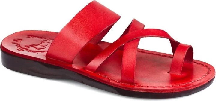 The Good Shepherd Slide Sandal In Red