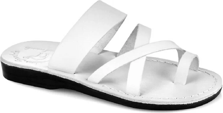 The Good Shepherd Slide Sandal In White