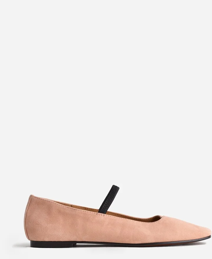 The Greta Ballet Flat in Suede