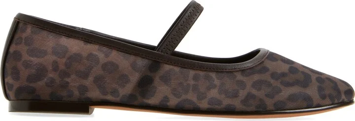 The Greta Leopard Mesh Ballet Flat - Image 3