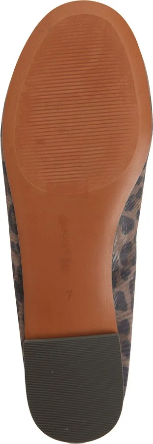 The Greta Leopard Mesh Ballet Flat - Image 6