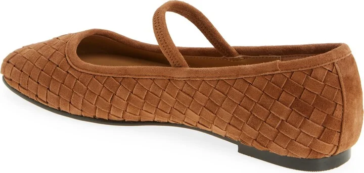 The Greta Woven Mary Jane Flat - Image 2