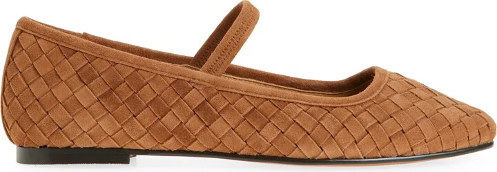 The Greta Woven Mary Jane Flat - Image 3