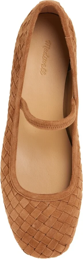 The Greta Woven Mary Jane Flat - Image 5