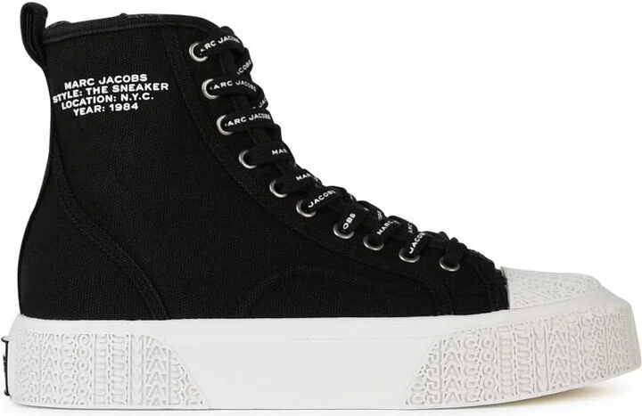'the High Top' Black Tela Sneakers