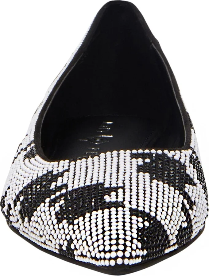 The Hollie Crystal Pointed Toe Ballet Flat - Image 4