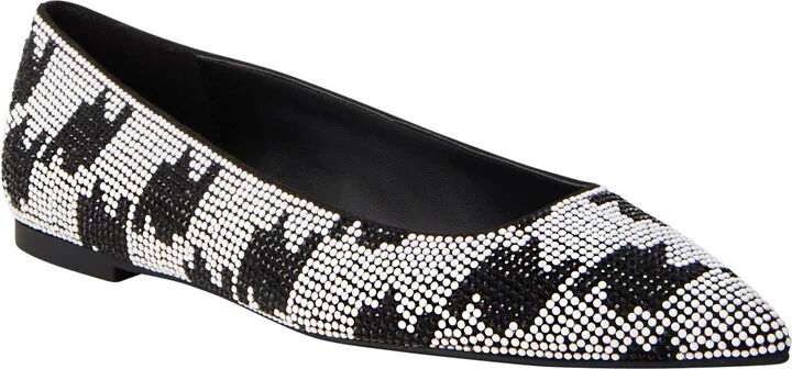 The Hollie Crystal Pointed Toe Ballet Flat