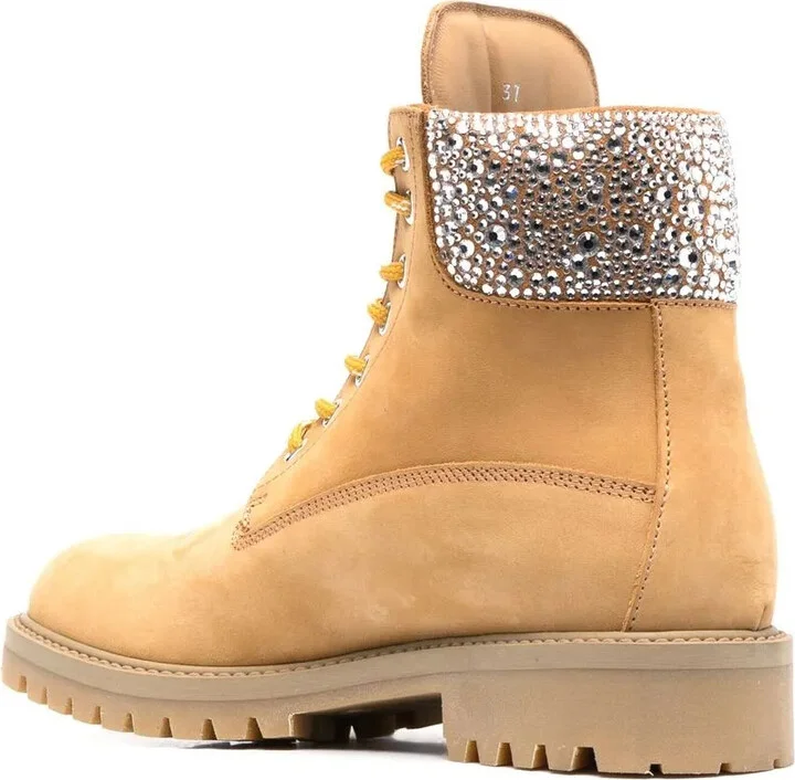 The Hunter crystal embellished ankle boots - Image 3