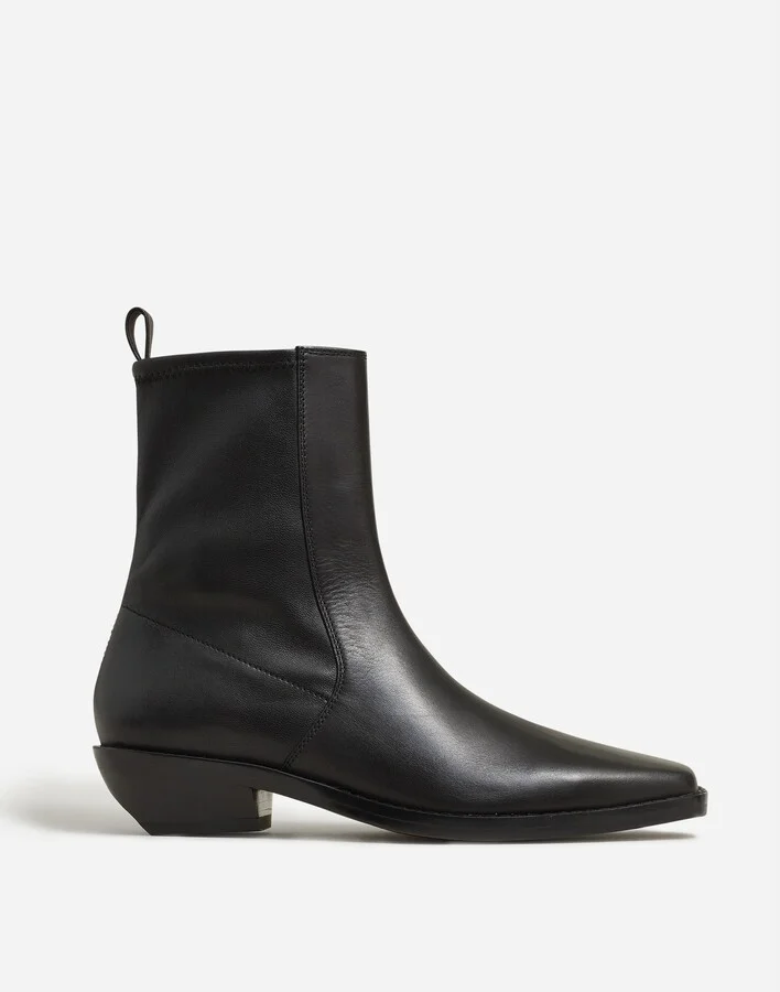 The Idris Ankle Boot in Leather