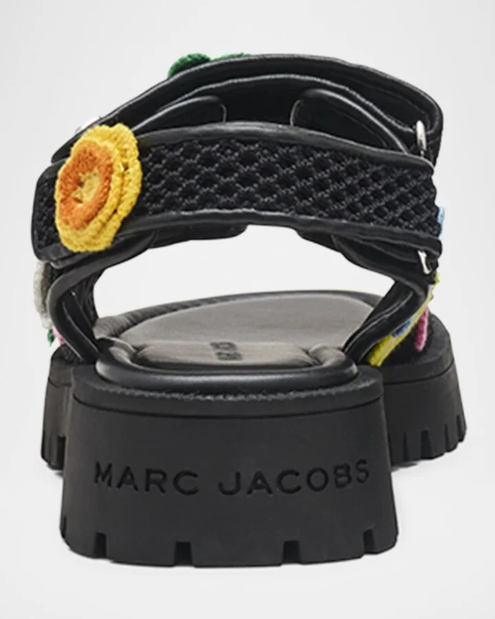 The J Marc Strap Embroidered Daisy Sport Sandals - Image 5