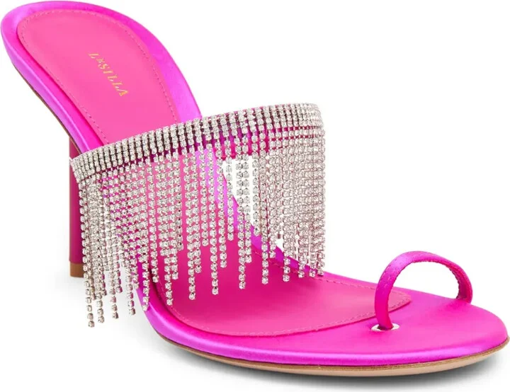 The Jewels 80mm fringed sandals - Image 2