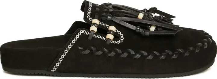 The Journey suede mules