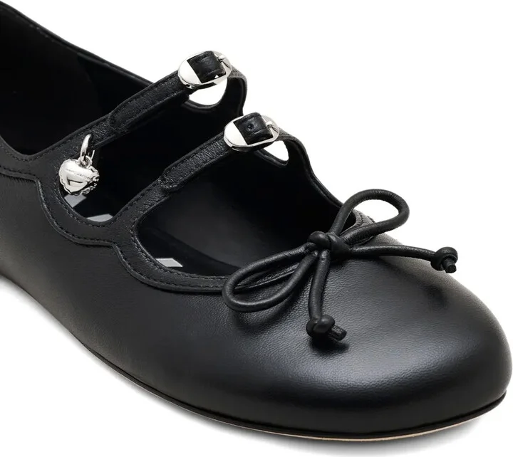 The Kiki buckle-embellished bow ballerina flats - Image 2