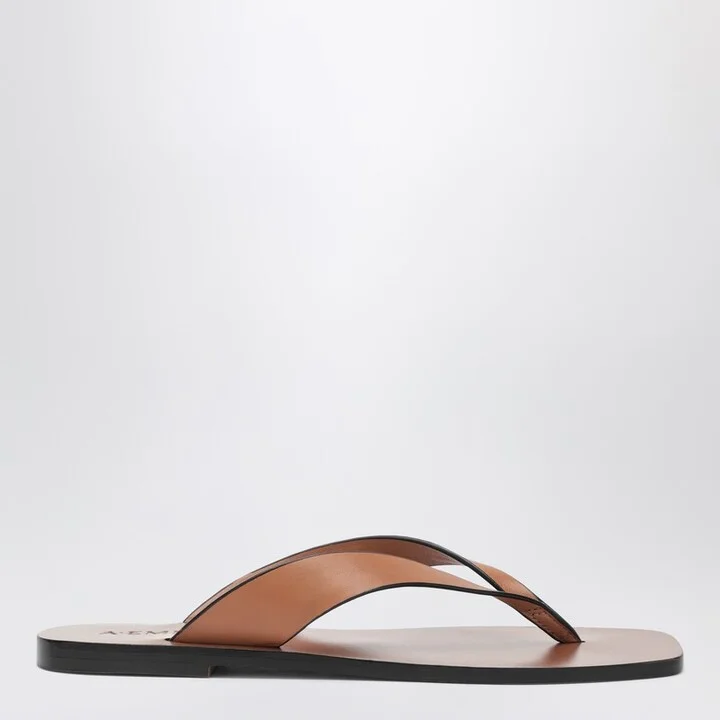 The Kinto Sandals brown in leather