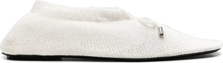 The Knitted ballerina shoes