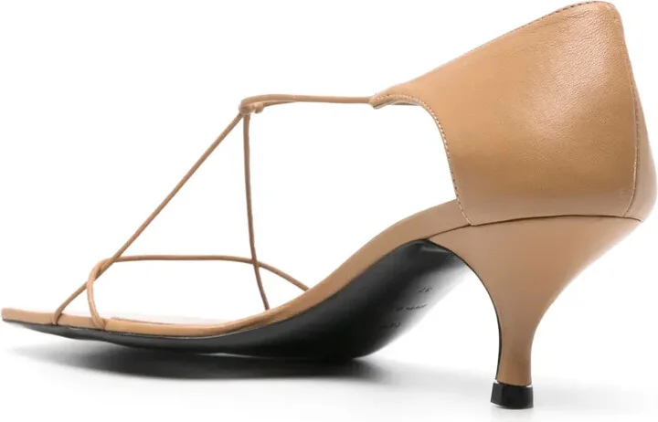 The Knot 55mm leather sandals - Image 3