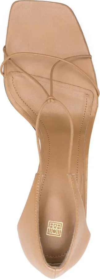 The Knot 55mm leather sandals - Image 4
