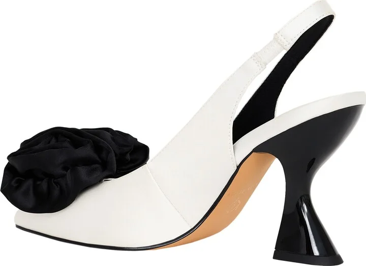 The Laterr High Floral Slingback Pointed Toe Pump - Image 9