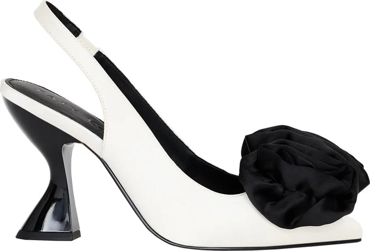 The Laterr High Floral Slingback Pointed Toe Pump - Image 10