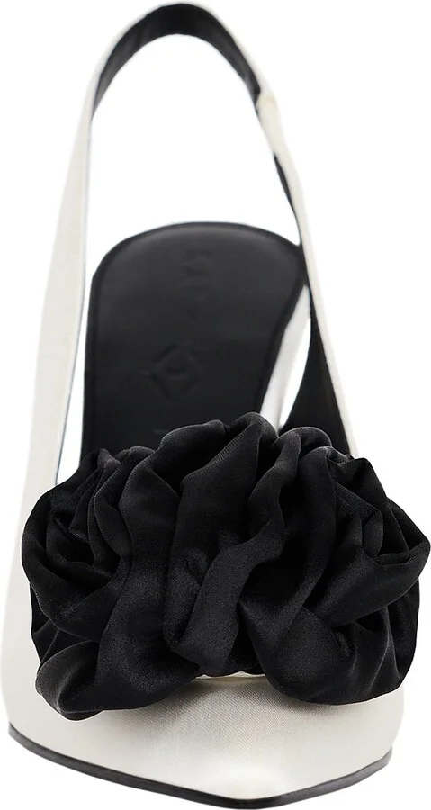 The Laterr High Floral Slingback Pointed Toe Pump - Image 11