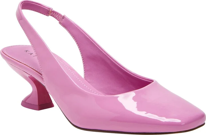 The Laterr Square Toe Kitten Heel Pump