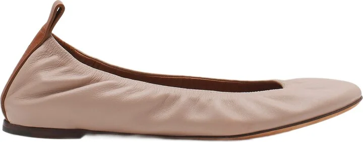 The Leather Ballerina Flat