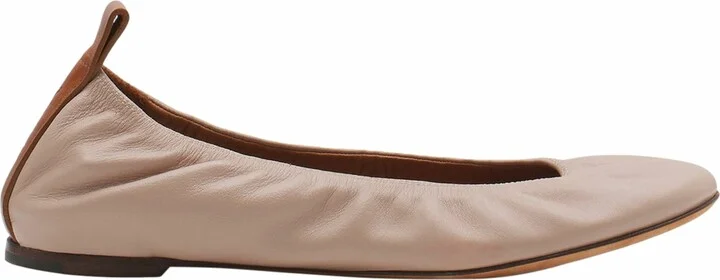 The Leather Ballerina Flat