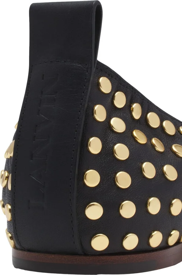 The Leather Ballerina Flat With Studs - Image 5