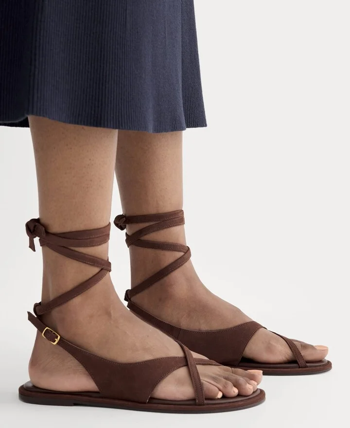 The Leather Crisscross Sandal - Image 2