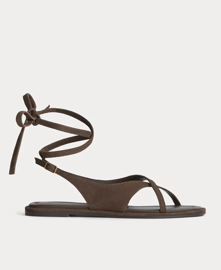 The Leather Crisscross Sandal
