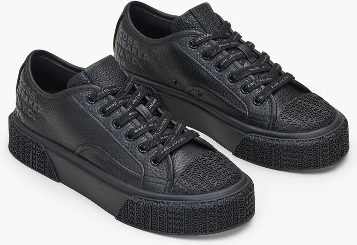 The Leather Sneaker - Black