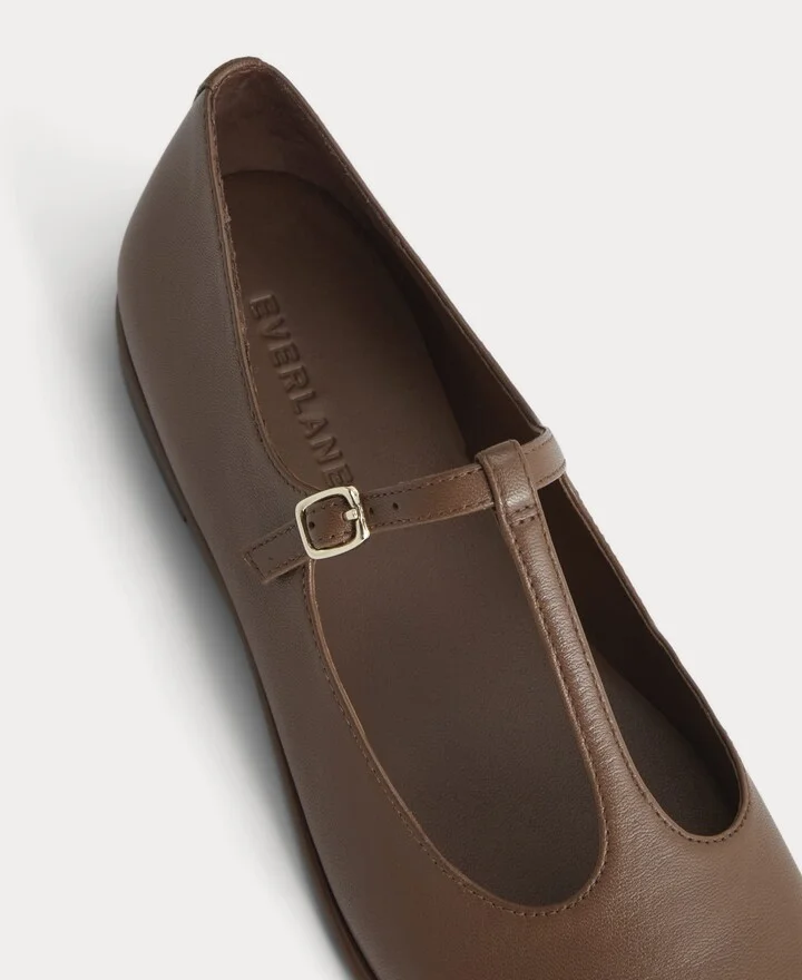 The Leather T-Strap Flat - Image 2