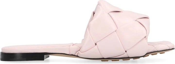 The Lido Leather Flat Sandals - Image 2