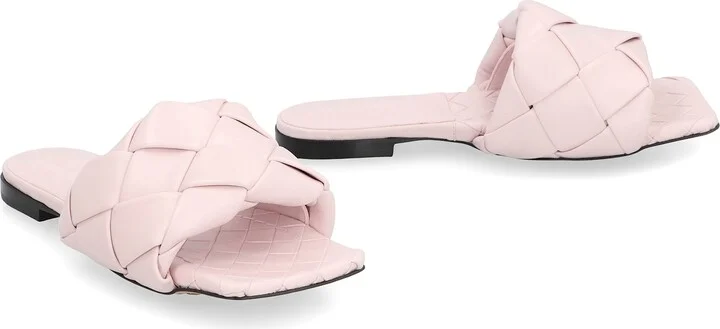 The Lido Leather Flat Sandals - Image 3