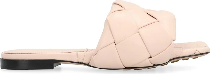 The Lido Leather Flat Sandals