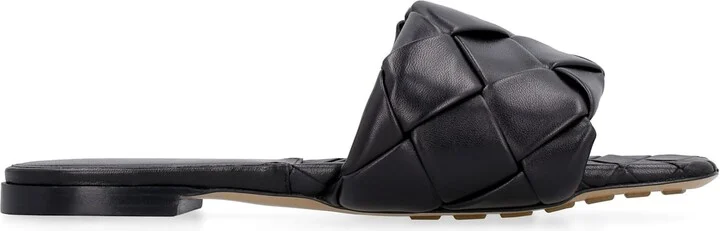 The Lido Leather Flat Sandals