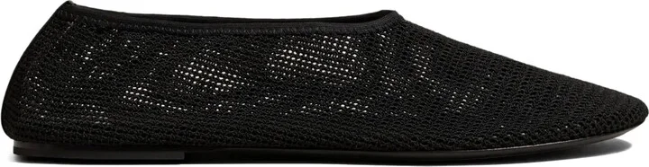 The Maiden mesh ballerina shoes