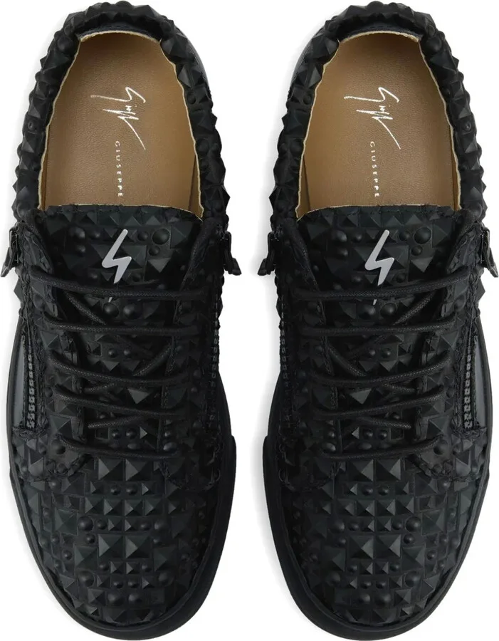 The Manhattan stud-embellished sneakers - Image 4